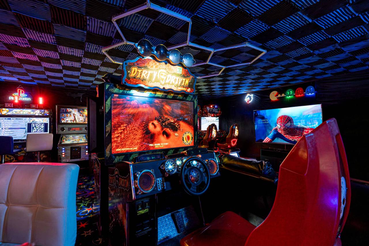 Detached game room packed with nonstop fun & entertainment Detached game room packed with nonstop fun & entertainment