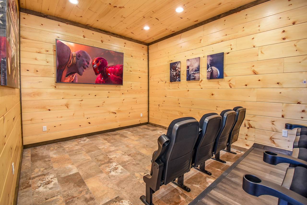 Movie night ready with large Smart TV Movie night ready with large Smart TV