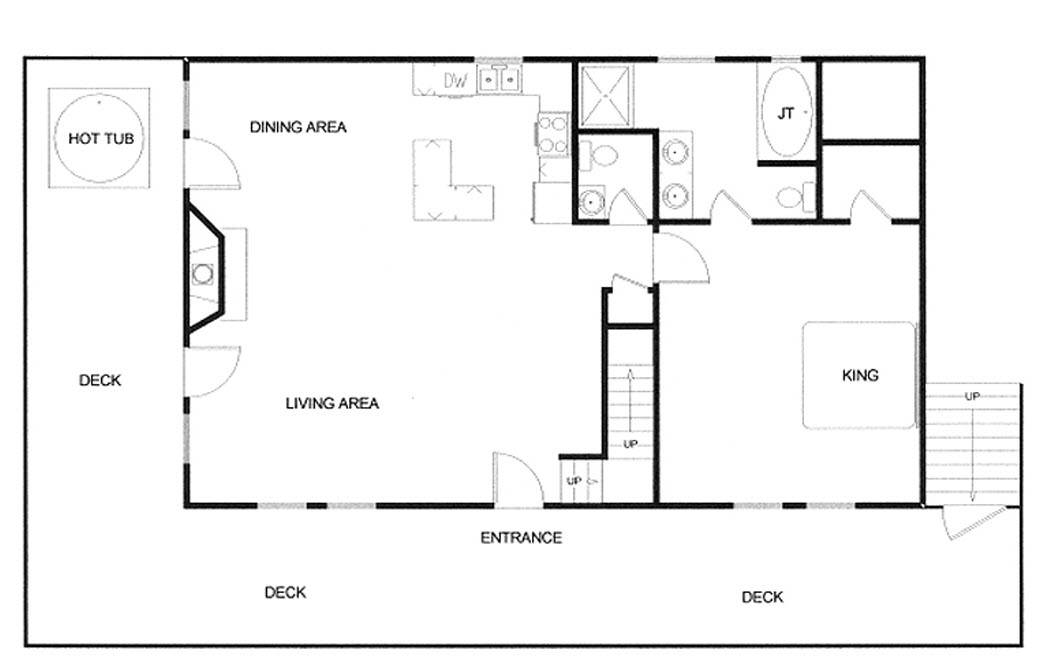 Main Level Floor Plan