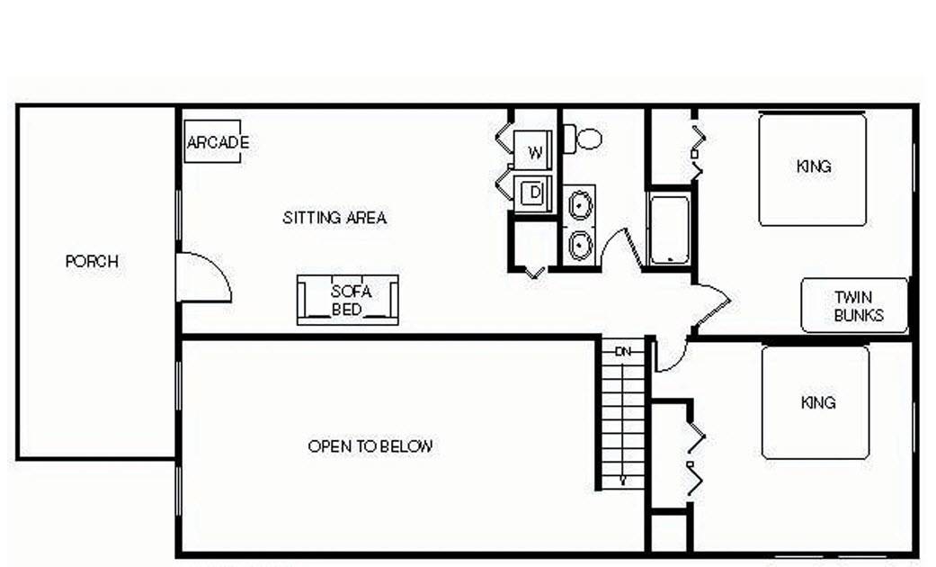 Upper Level Floor Plan