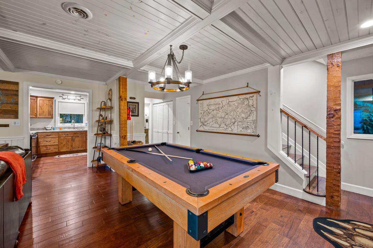 Pool table and multi-cade arcade - set to free play Pool table and multi-cade arcade - set to free play