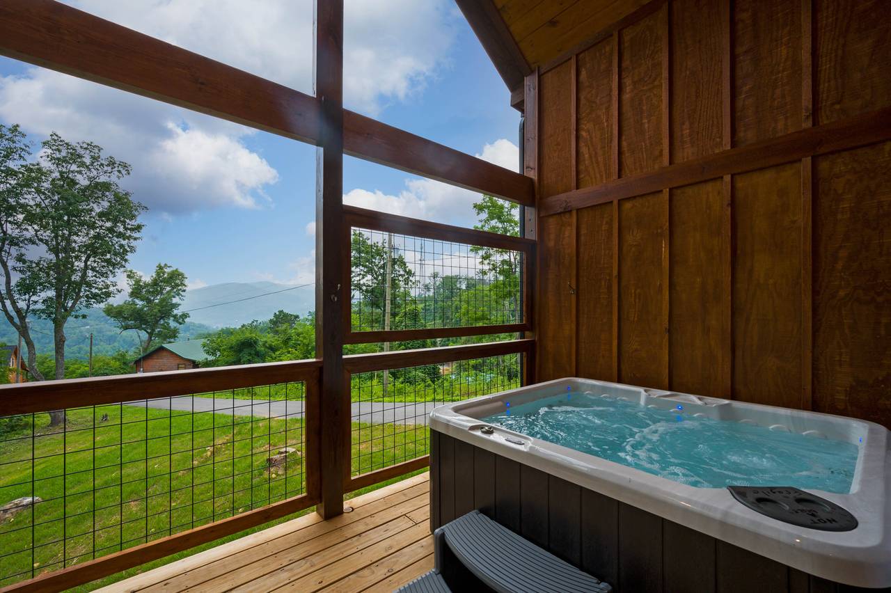 Hot Tub with a View Hot Tub with a View