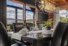 Spacious dining table seats 10 comfortably Spacious dining table seats 10 comfortably