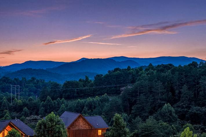 Enjoy Smoky Mountain views from the private decks Enjoy Smoky Mountain views from the private decks