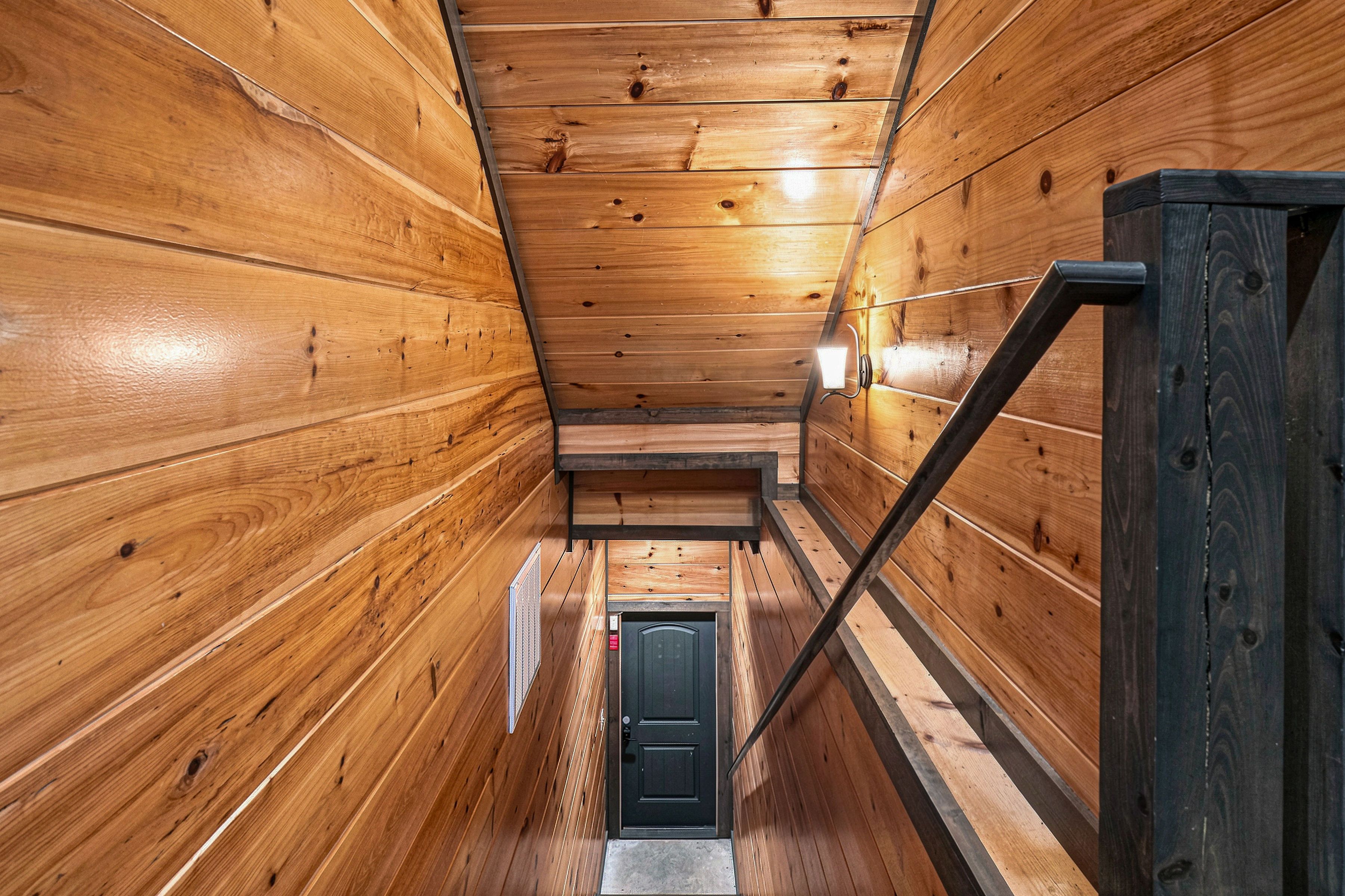 Staircase to lower level.