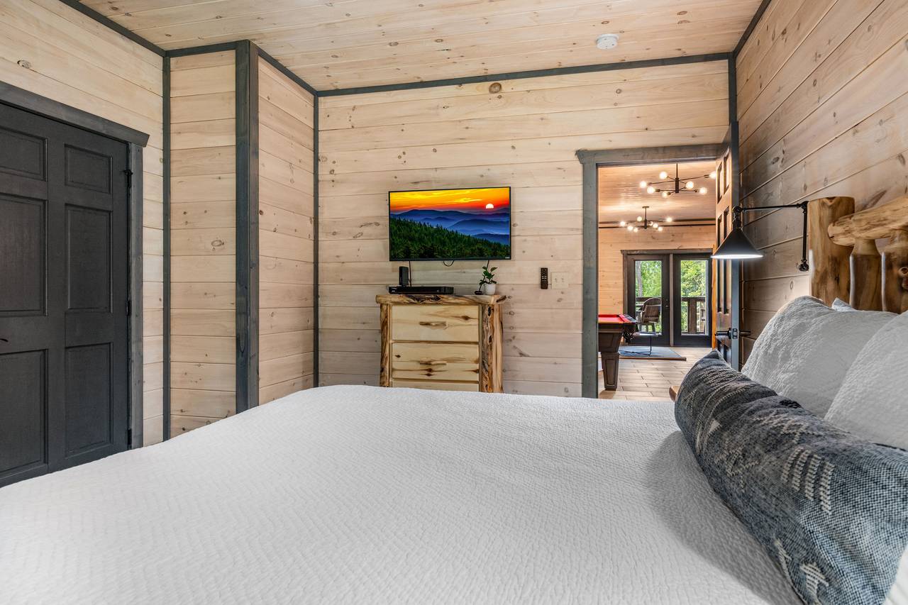 Second King Bedroom with TV and Full Bath Second King Bedroom with TV and Full Bath