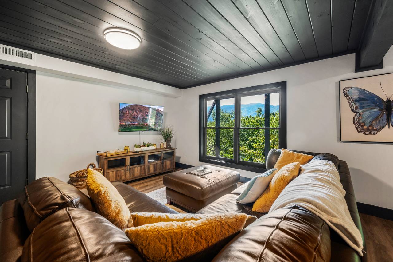 Cozy game room for family competition Cozy game room for family competition