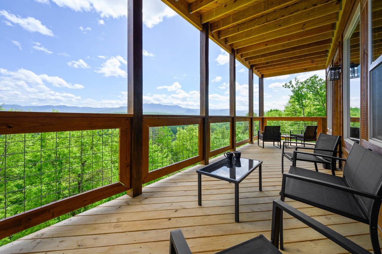Deck seating, the perfect spot for morning coffee. Deck seating, the perfect spot for morning coffee.