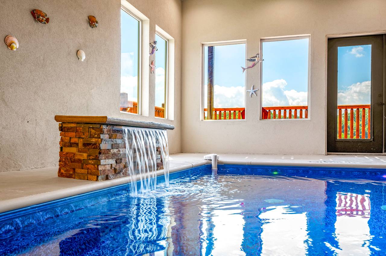 Private Indoor Heated Pool on the lower level Private Indoor Heated Pool on the lower level
