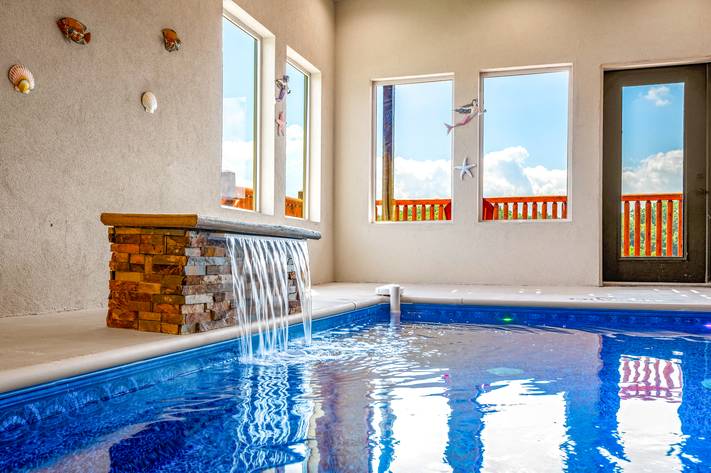 Private Indoor Heated Pool on the lower level Private Indoor Heated Pool on the lower level