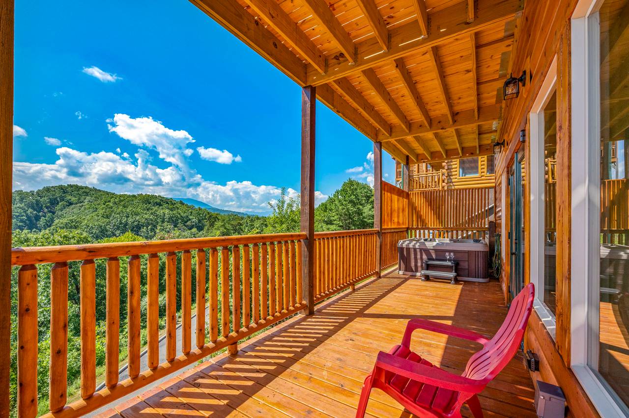 Relax in your own private hot tub Relax in your own private hot tub