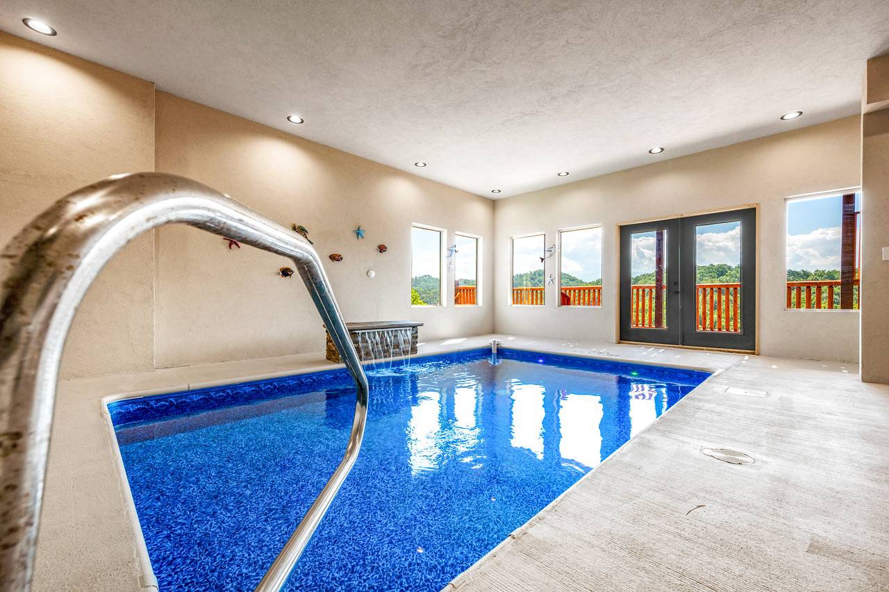 Private Indoor Heated Pool on the lower level Private Indoor Heated Pool on the lower level
