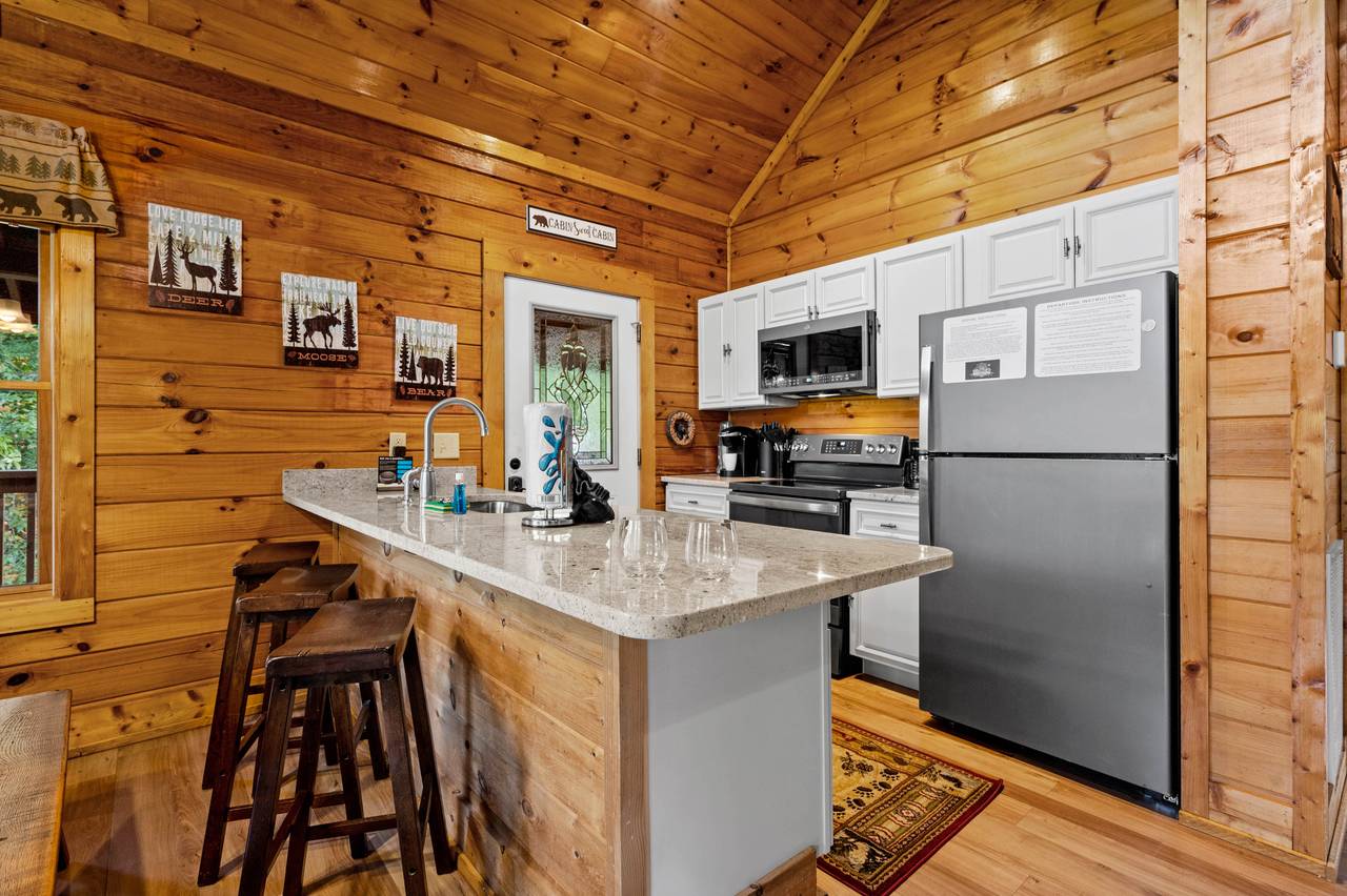 Kitchen island with additional seating Kitchen island with additional seating