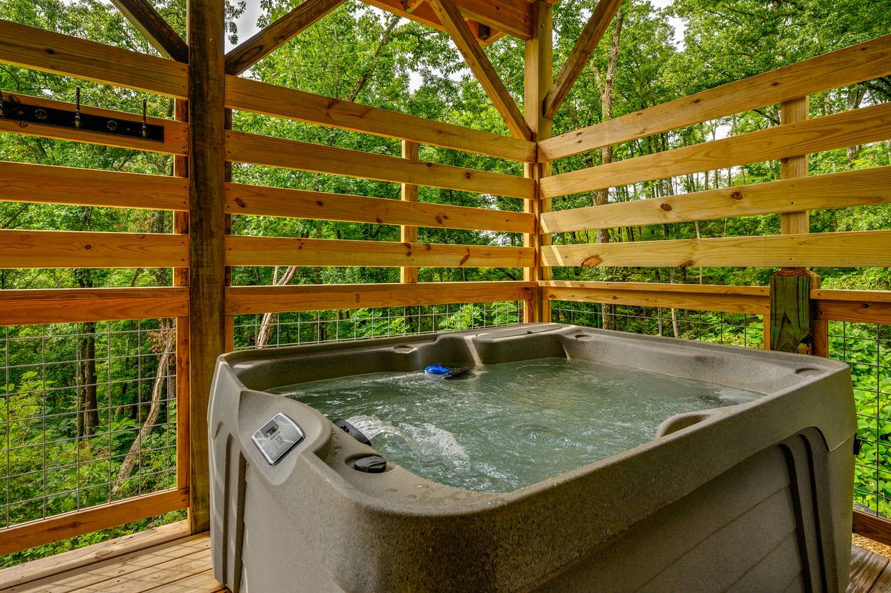 Private hot tub Private hot tub