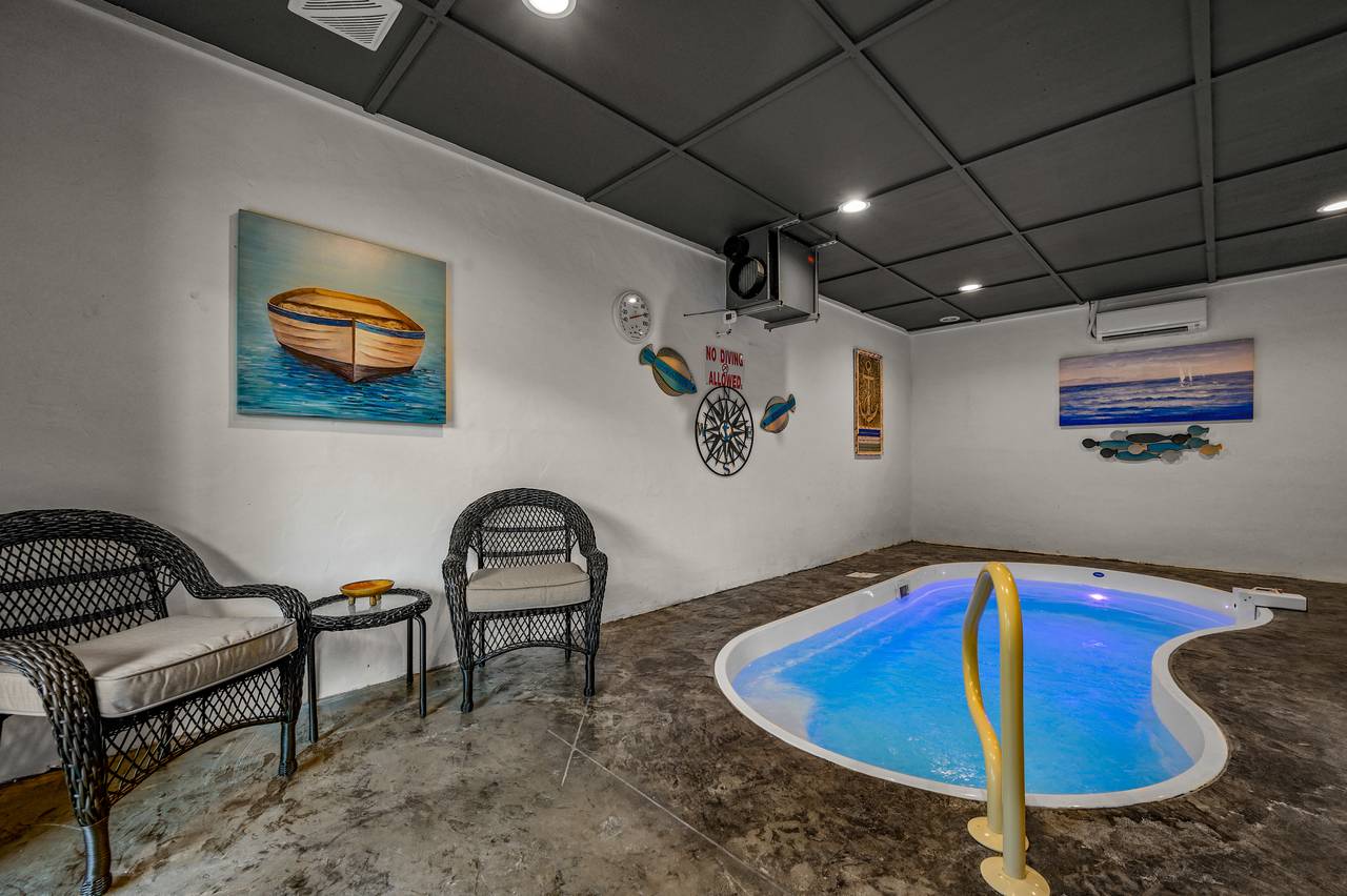 Take a splash in your private indoor heated pool! Take a splash in your private indoor heated pool!