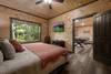 Bedroom 2: lower level, king bed, TV, ensuite bath & jetted tub Bedroom 2: lower level, king bed, TV, ensuite bath & jetted tub