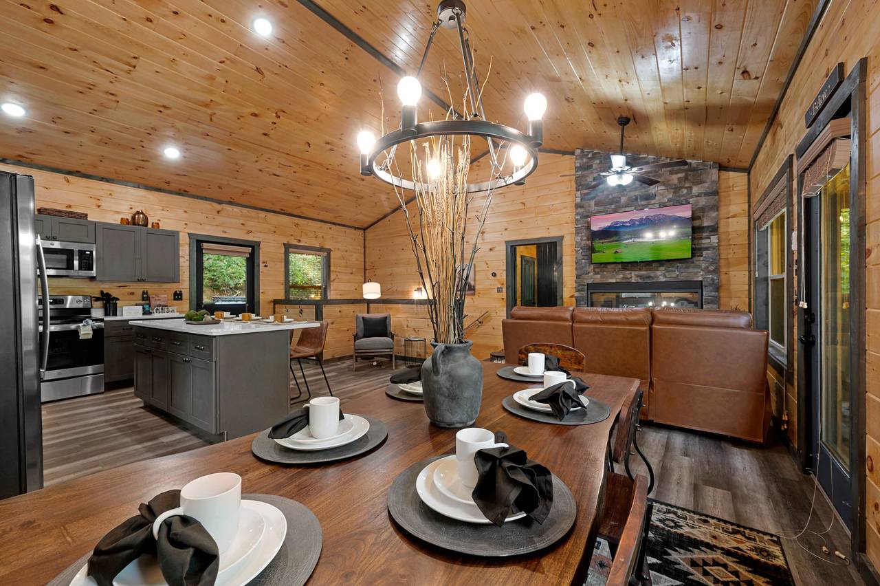 Open floor plan Open floor plan