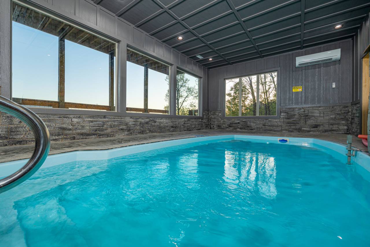 Private indoor, year-round, heated indoor swimming pool! Private indoor, year-round, heated indoor swimming pool!