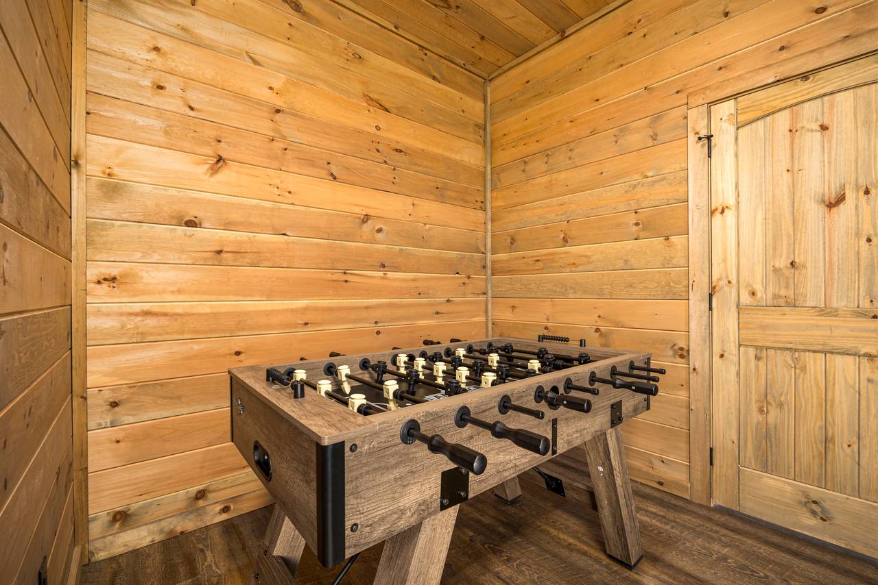 Game Room: foosball table Game Room: foosball table