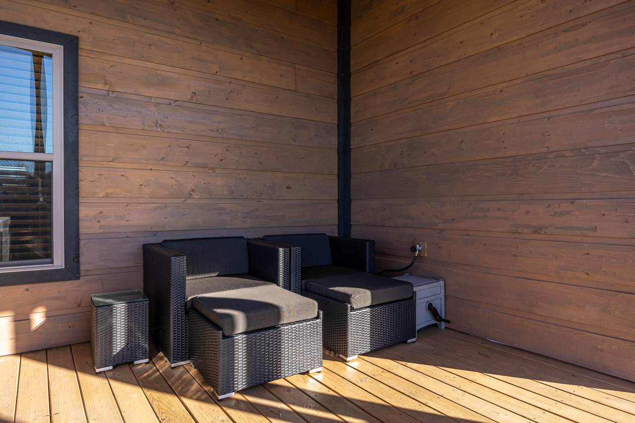Deck seating Deck seating