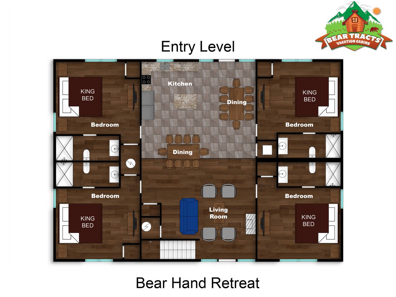Entry Level Floor Plan Entry Level Floor Plan