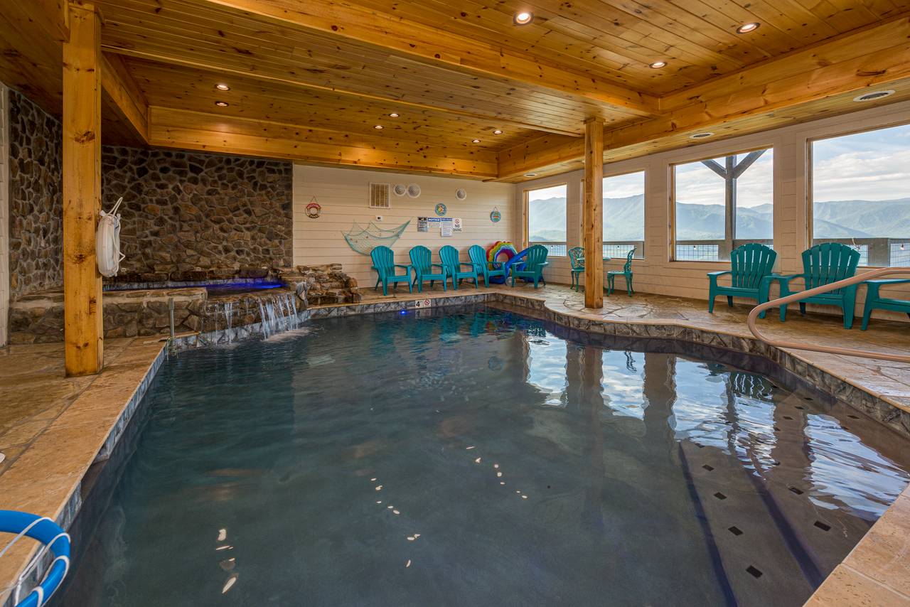 Splash into a private indoor heated pool Splash into a private indoor heated pool
