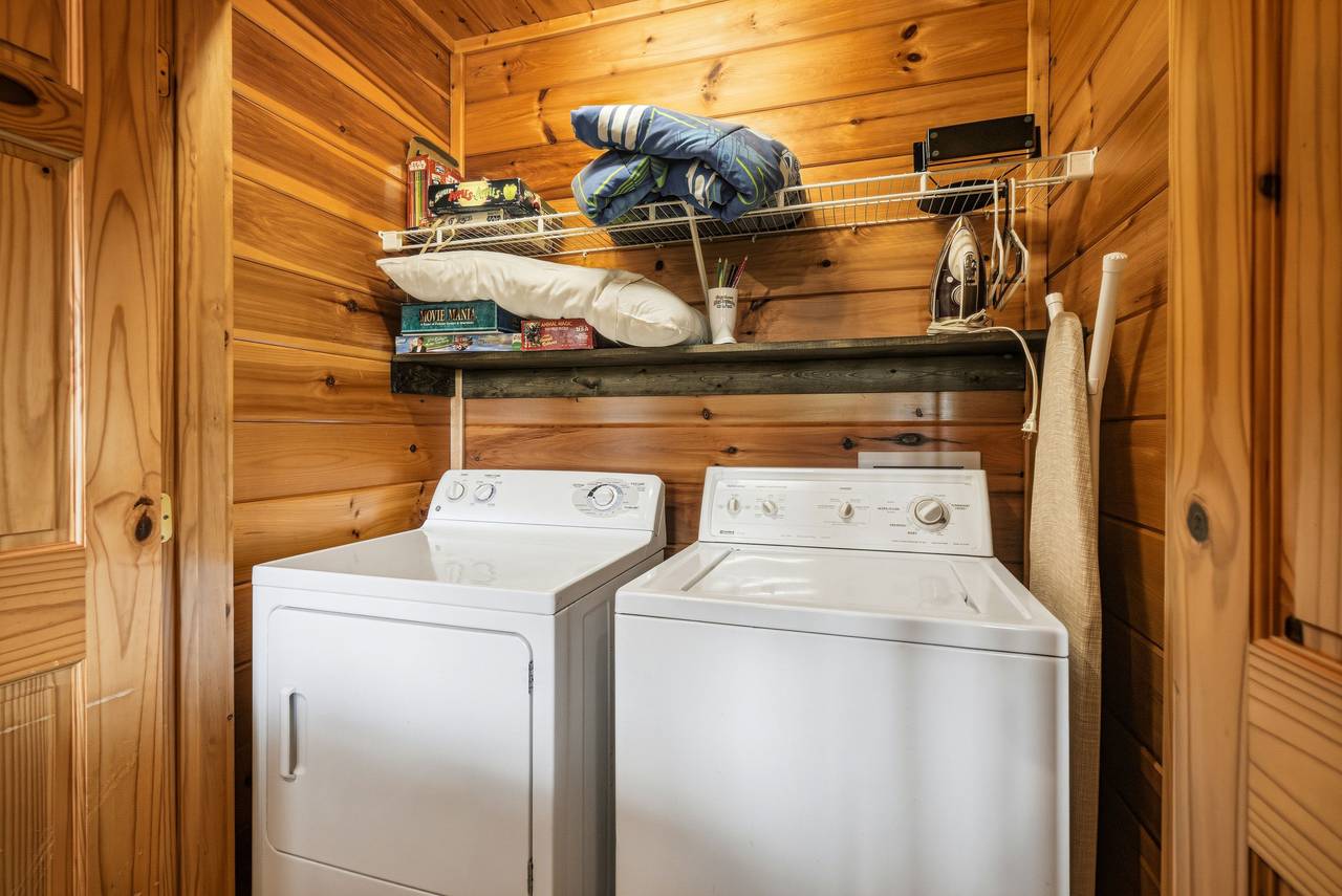 Laundry area with washer & dryer Laundry area with washer & dryer
