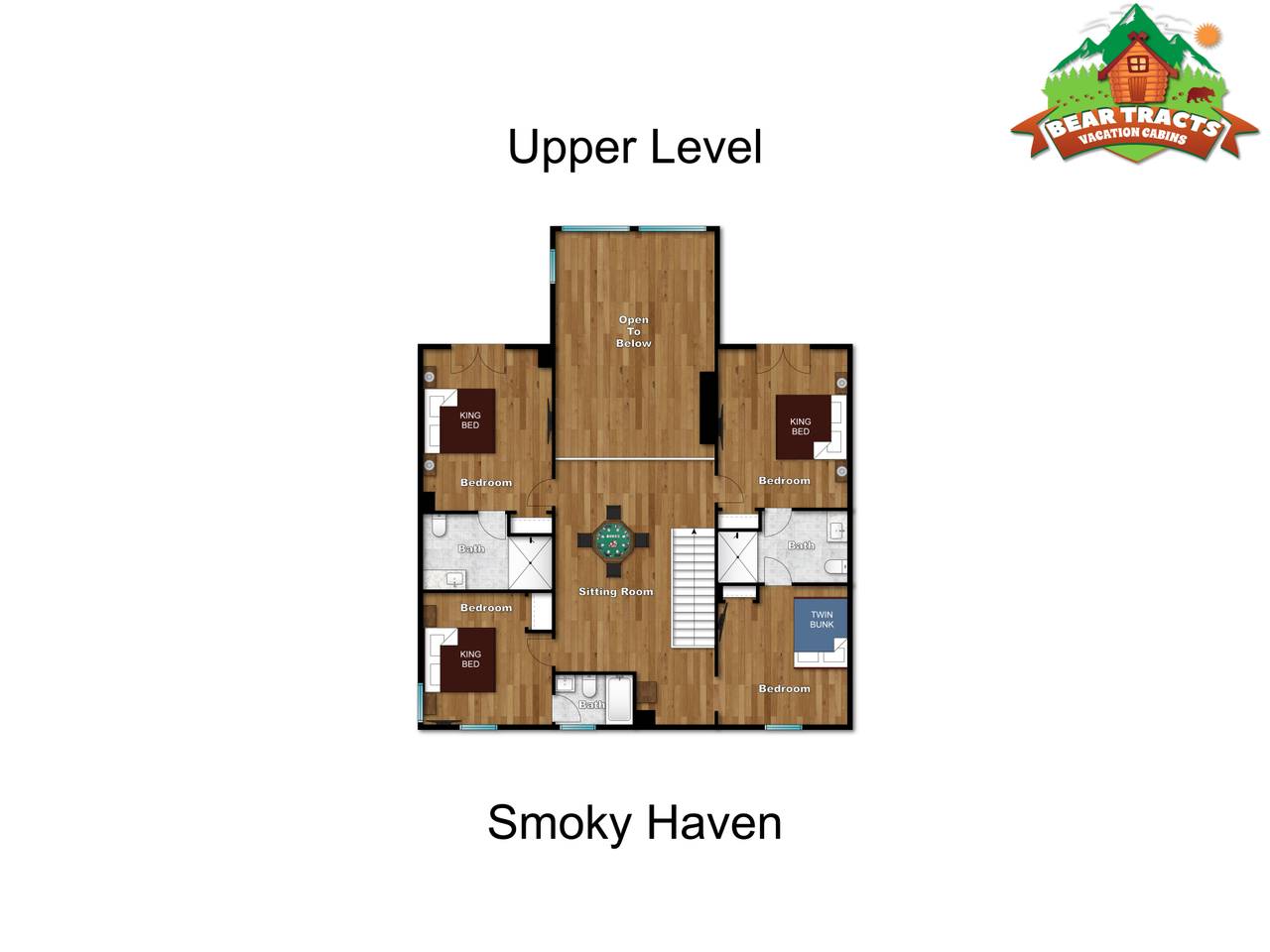 Upper-level floor plan Upper-level floor plan