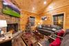 Cozy Living Room w/fireplace, TV, and sleeper sofa Cozy Living Room w/fireplace, TV, and sleeper sofa