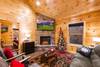 Cozy Living Room w/fireplace, TV, and sleeper sofa Cozy Living Room w/fireplace, TV, and sleeper sofa