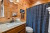 Full ensuite bath w/ tub/shower combo - shared w/living room Full ensuite bath w/ tub/shower combo - shared w/living room