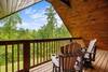 Private deck with views of the Smoky Mountains! Private deck with views of the Smoky Mountains!