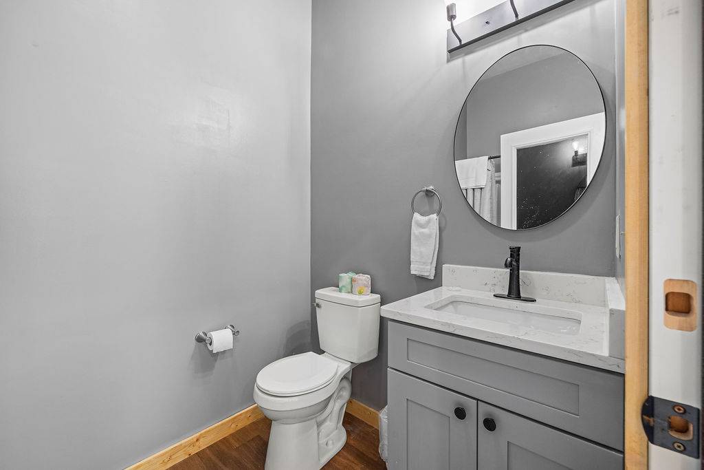 Lower level pool bathroom with shower