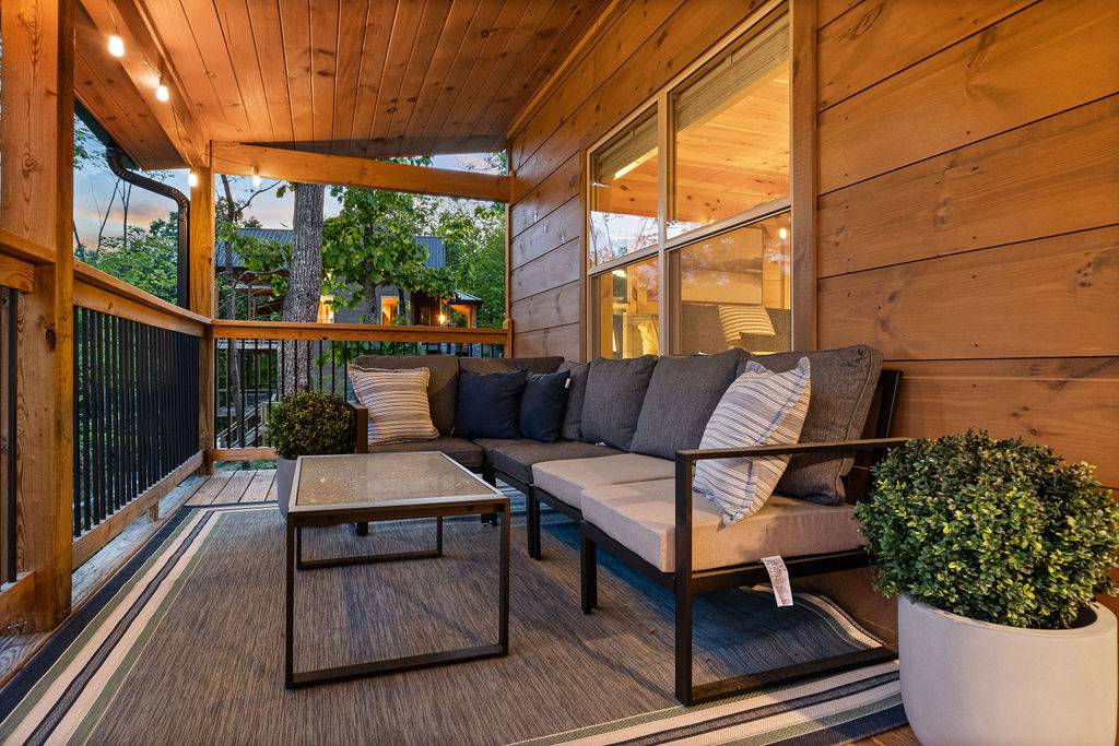 Comfy outdoor seating