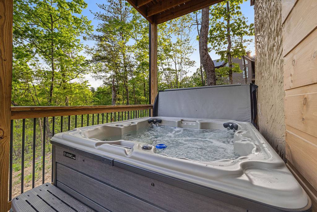 Private hot tub