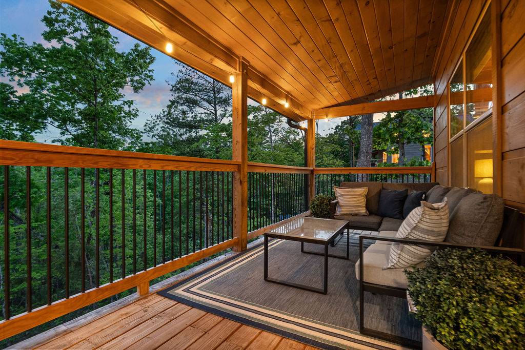 Comfy outdoor seating