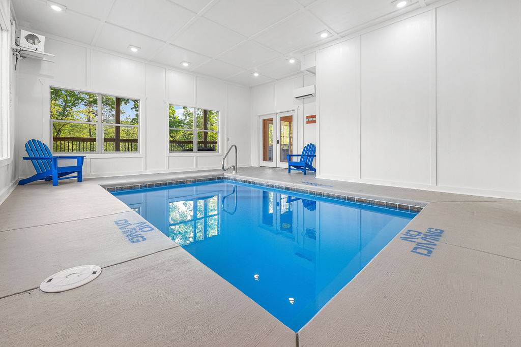 Private indoor heated swimming pool!
