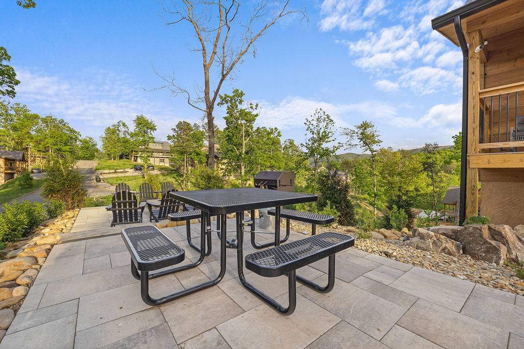 Outdoor picnic area