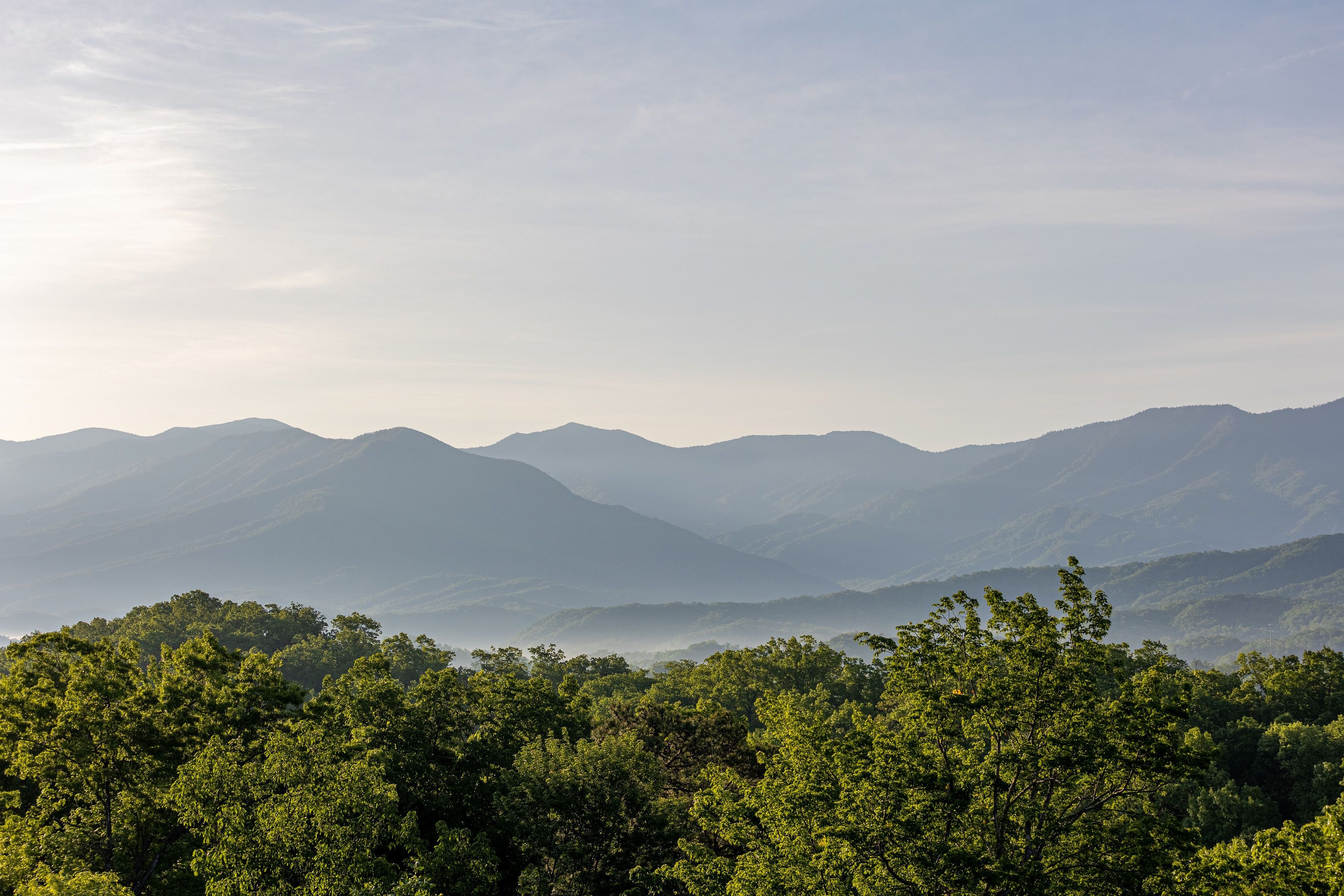 Elevated Views with panoramic Smoky Mountain scenery