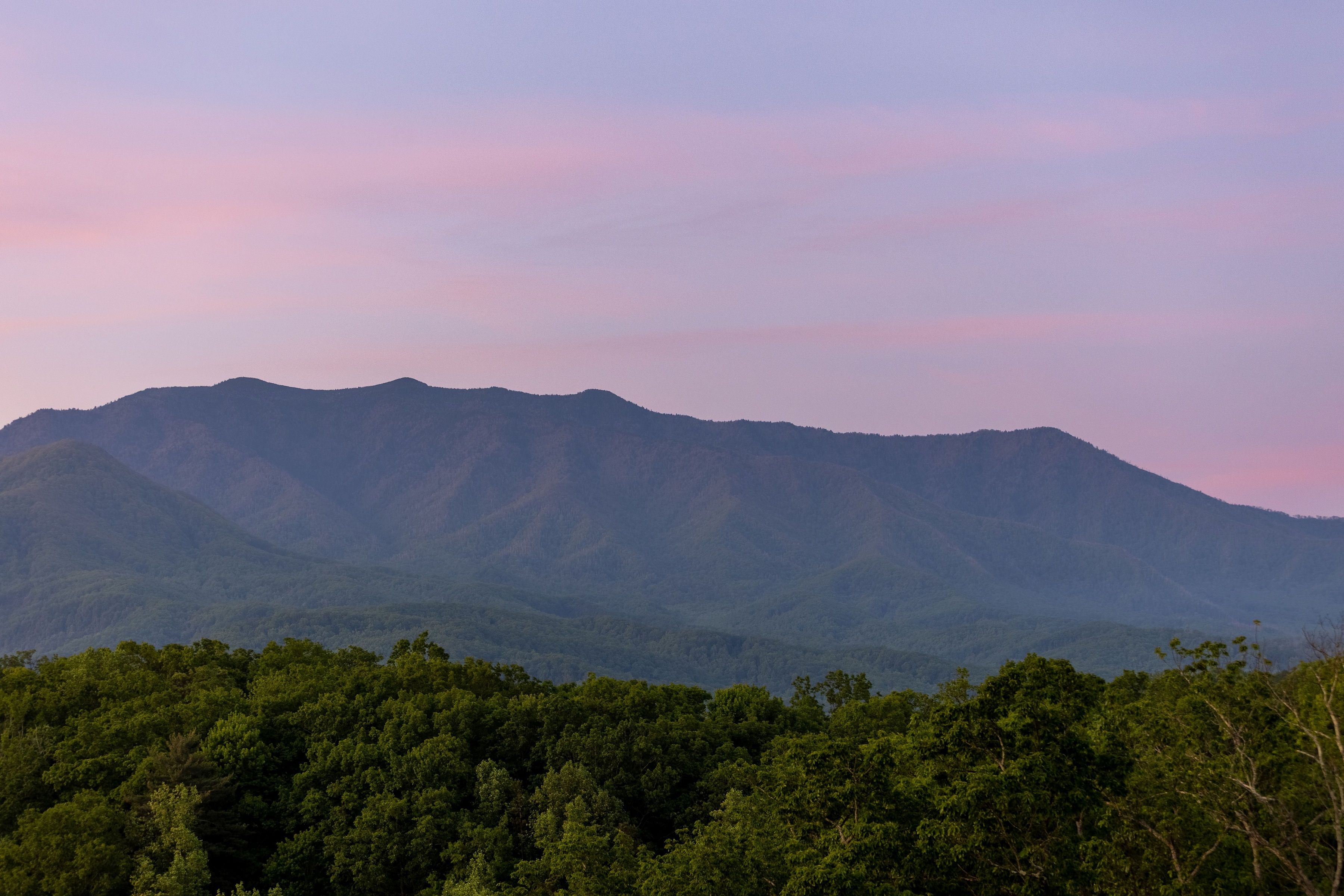 Elevated Views with panoramic Smoky Mountain scenery