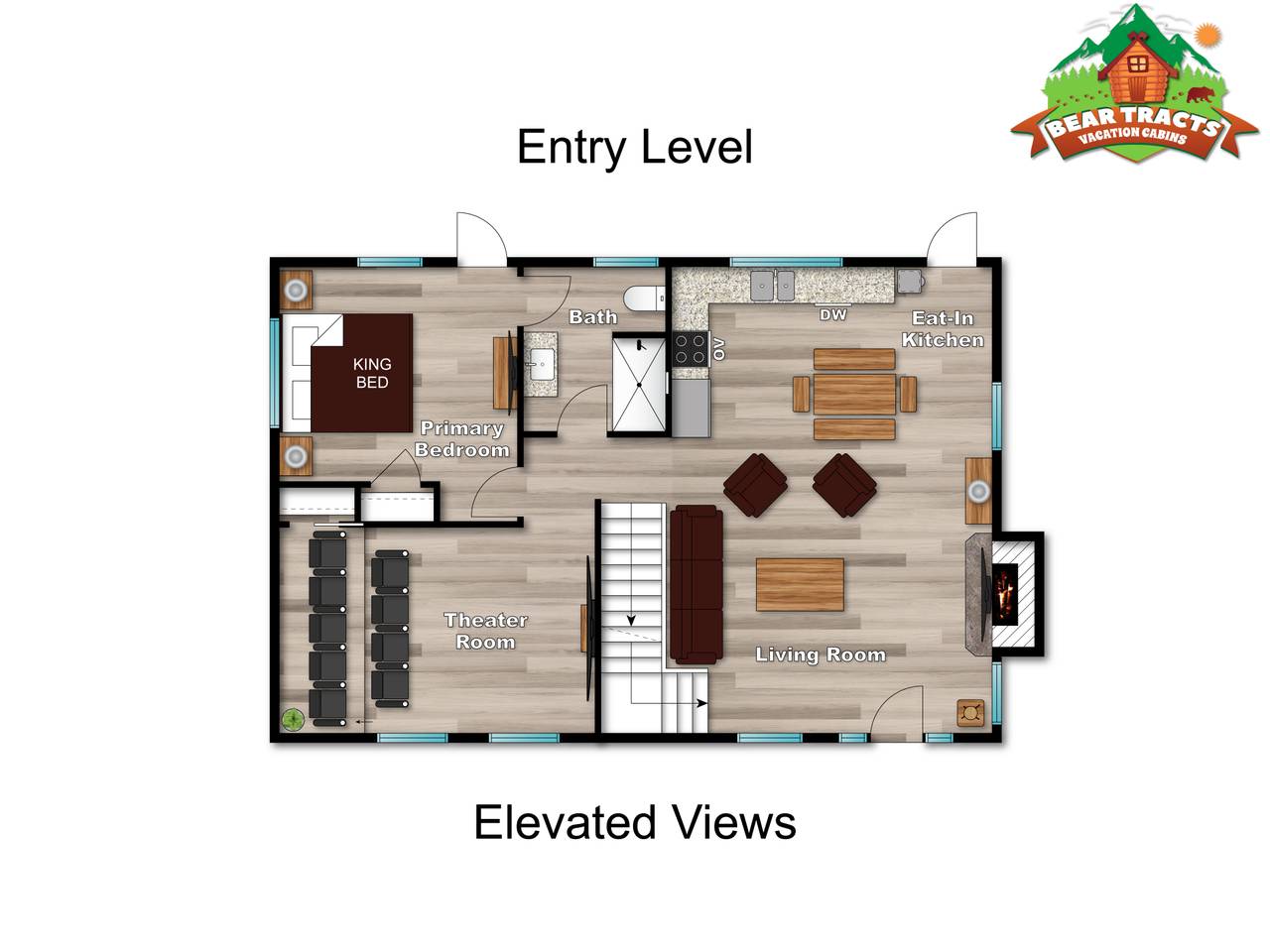 Entry level floor plan Entry level floor plan