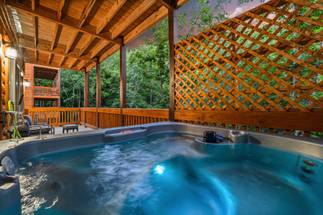 Private outdoor hot tub Private outdoor hot tub