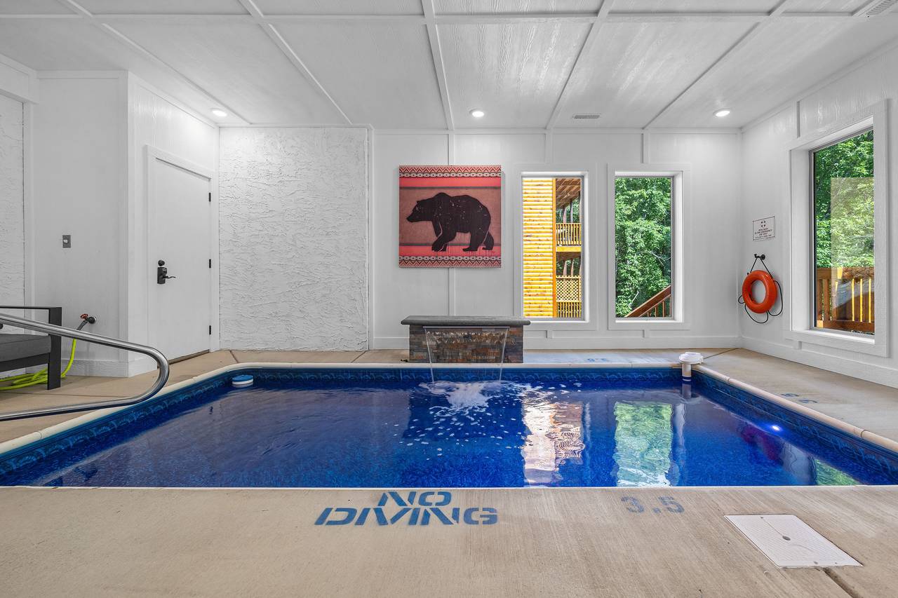 Private indoor heated pool Private indoor heated pool