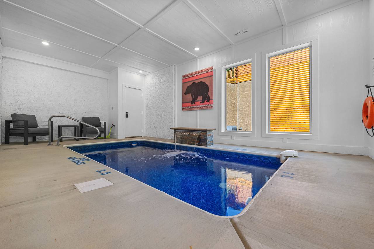 Private indoor heated pool Private indoor heated pool