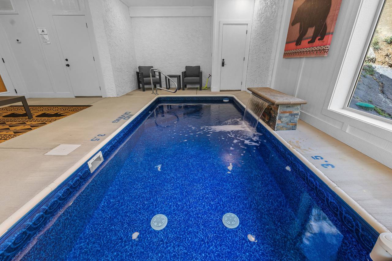 Private indoor heated pool Private indoor heated pool