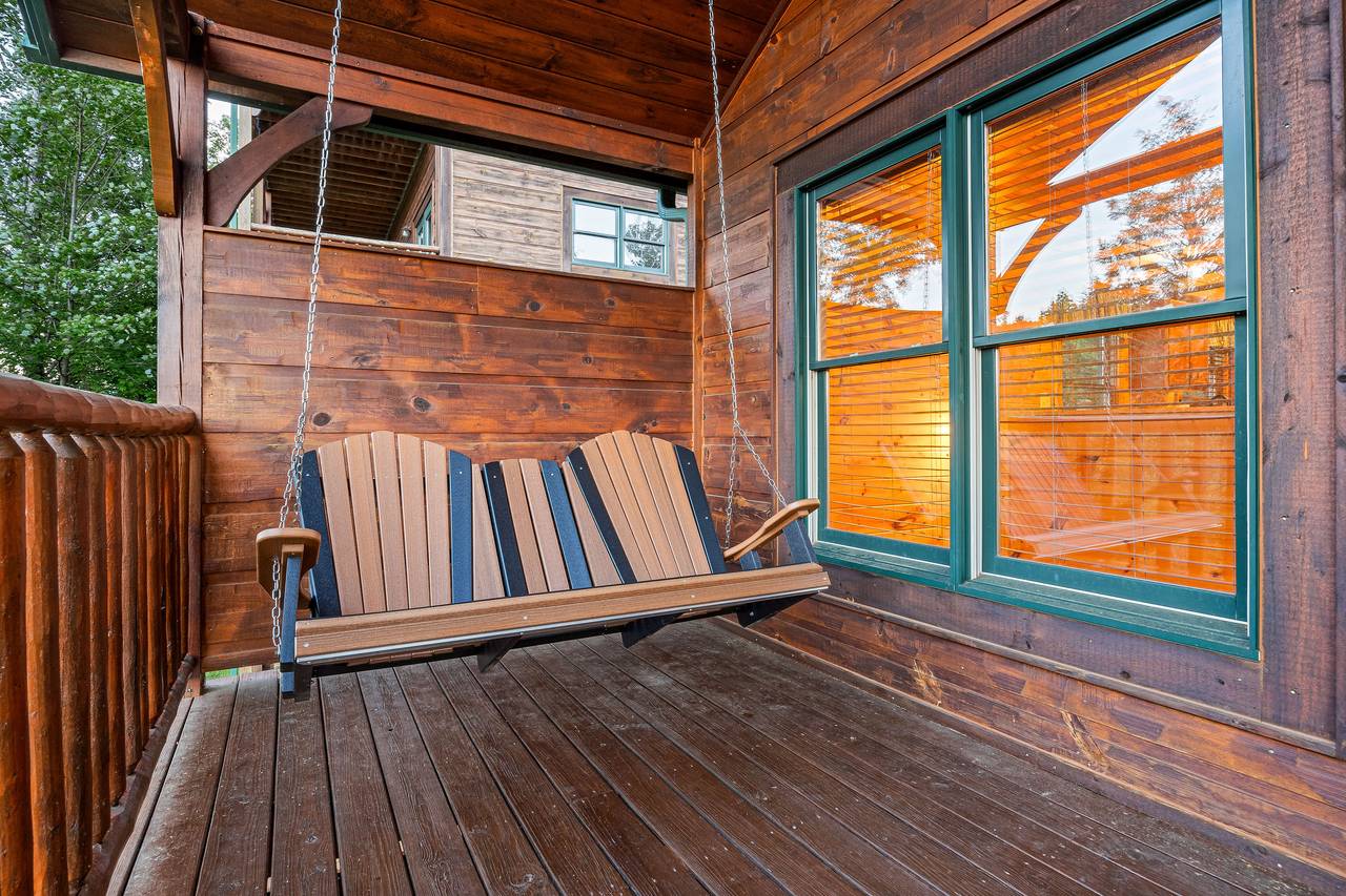 Outdoor porch swing Outdoor porch swing