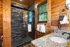 Entry level ensuite full bath with standing shower Entry level ensuite full bath with standing shower