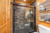 Entry level ensuite full bath with standing shower Entry level ensuite full bath with standing shower