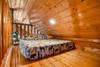 Upper level loft with queen mattress Upper level loft with queen mattress