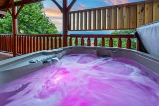 Private outdoor hot tub Private outdoor hot tub